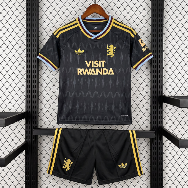 Aston Villa 2026/27 Away Kids Soccer Kit (Shirt+Shorts)