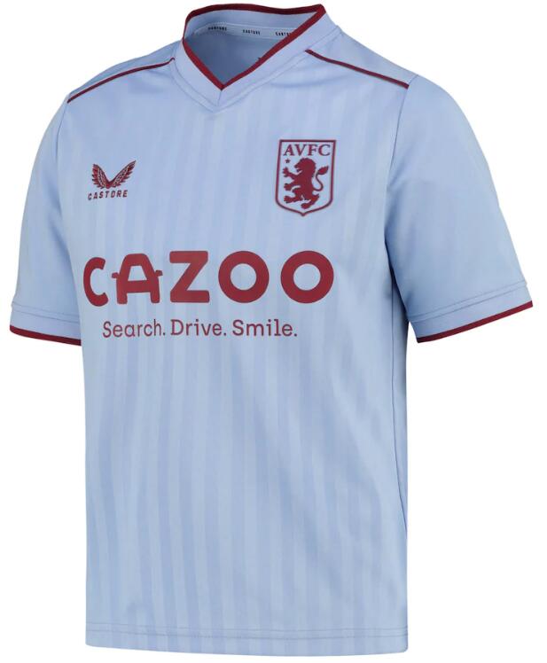 Aston Villa 2022/23 Away Shirt Soccer Jersey