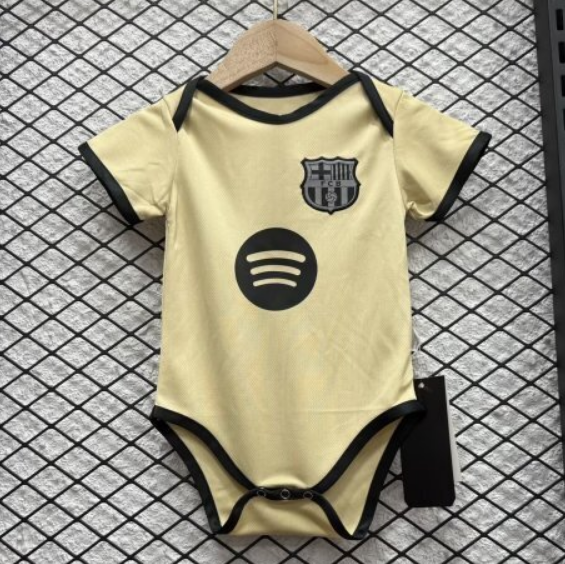 Barcelona 2025/26 Away Infant Baby Shirt Soccer Jersey Minikit
