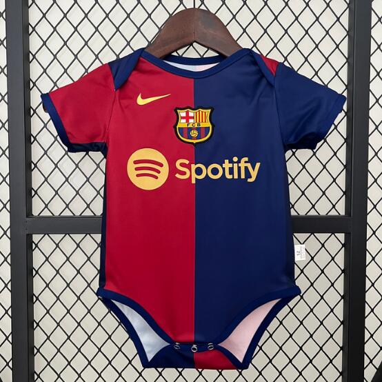 Barcelona 2024/25 Home Infant Baby Shirt Soccer Jersey Minikit