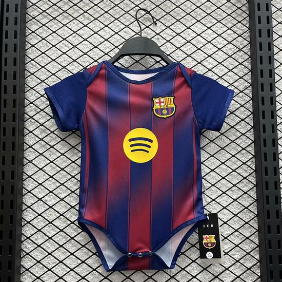 Barcelona 2025/26 Home Infant Baby Shirt Soccer Jersey Minikit