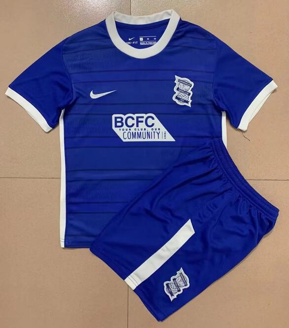 Birmingham City 2022/23 Home Kids Soccer Kit Children Shirt + Shorts