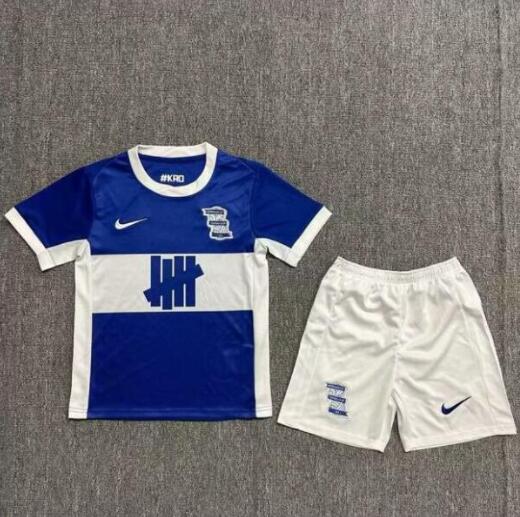 Birmingham City 2024/25 Home Kids Soccer Kit Children Shirt + Shorts