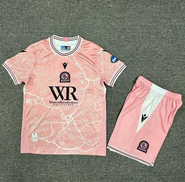 Blackburn Rovers 2024/25 Third Kids Soccer Kit Children Shirt + Shorts