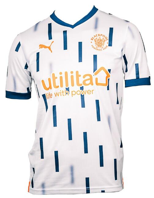 Blackpool 2022/23 Away Shirt Soccer Jersey