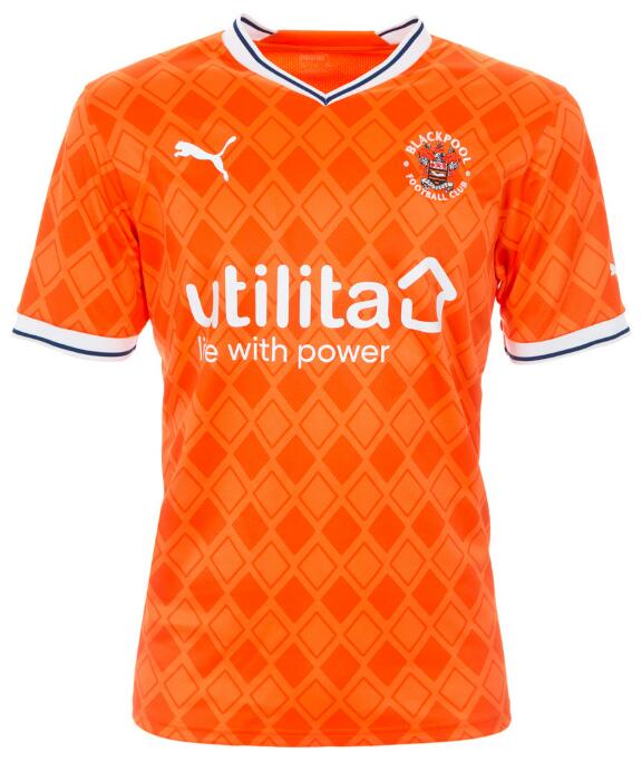 Blackpool 2022/23 Home Shirt Soccer Jersey