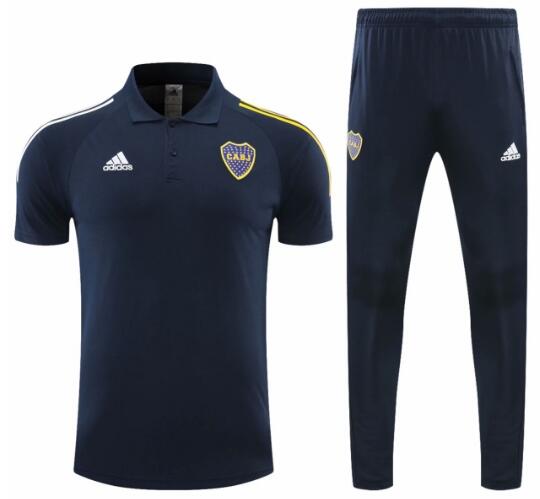 Boca Junior 2020/21 Navy Polo Suits (Shirt+Trousers)