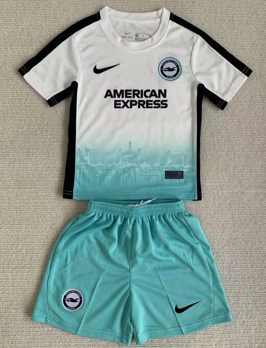 Brighton & Hove Albion 2023/24 Special Kids Soccer Kit Children Shirt + Shorts