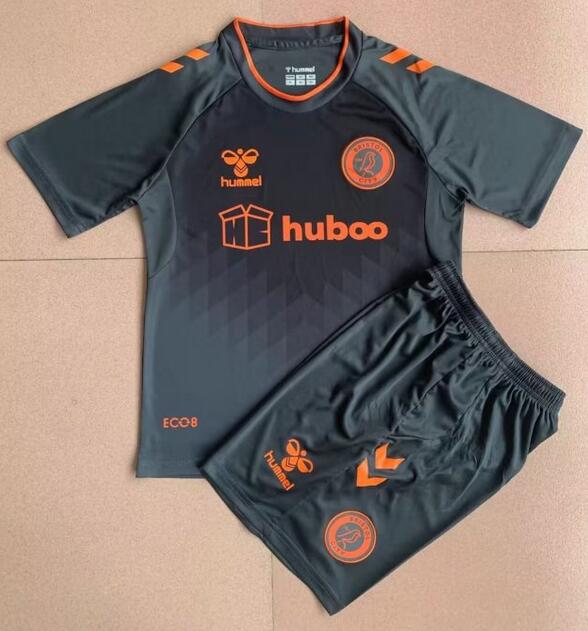 Bristol City 2022/23 Third Kids Soccer Kit Children Shirt + Shorts
