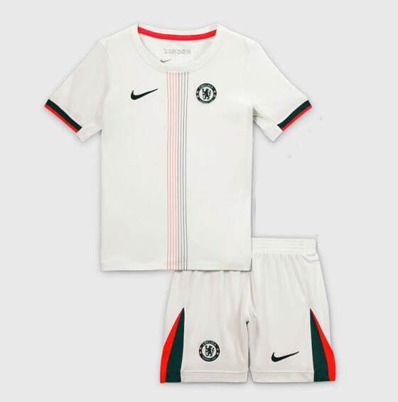 Chelsea 2025/26 Away Kids Soccer Kit Children Shirt and Shorts