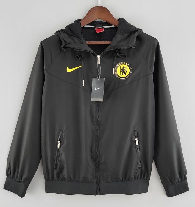 Chelsea 2022/23 Black Windbreaker Jacket