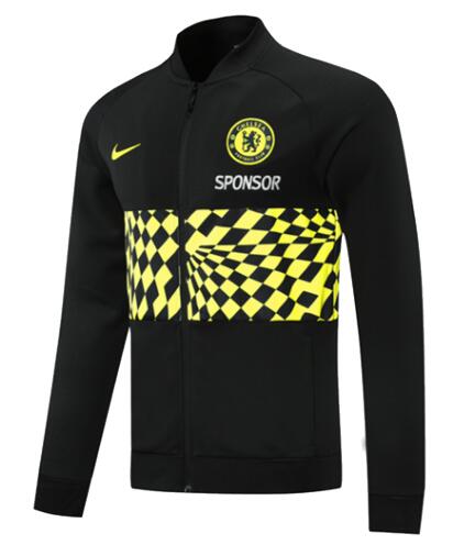 Chelsea 2021/22 Black Yellow Training Jacket