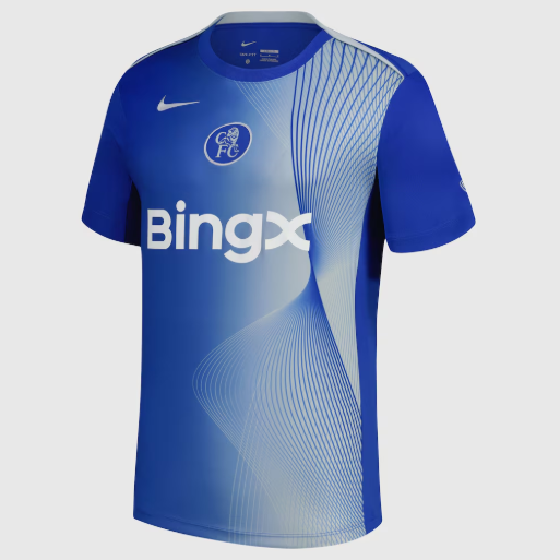 Chelsea 2025/26 Blue Pre-Game Training Shirt