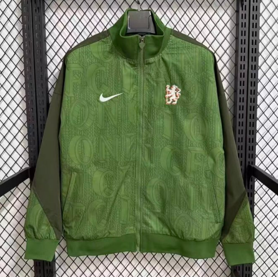 Chelsea 2025/26 Green Windbreaker Jacket