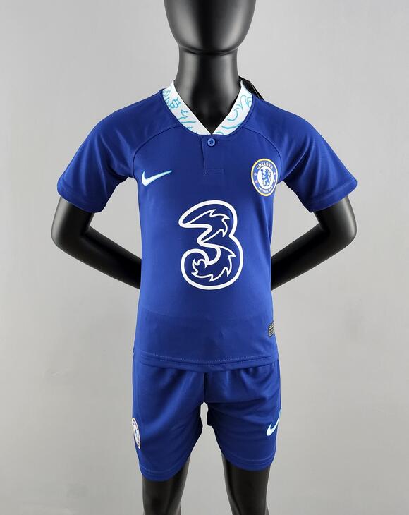 Chelsea 2022/23 Kids Home Children Soccer Kit