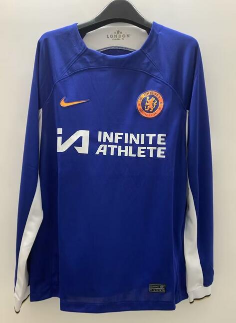 Chelsea 2023/24 Home Long Sleeved Shirt Soccer Jersey
