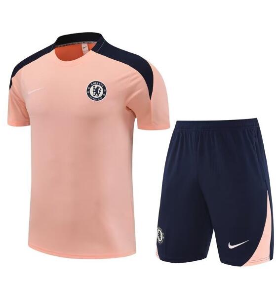 Chelsea 2025/26 Pink Training Uniforms (Shirt+Shorts)