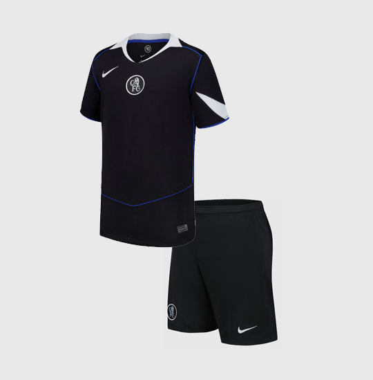 Chelsea 2025/26 Third Kids Soccer Kit Children Shirt and Shorts