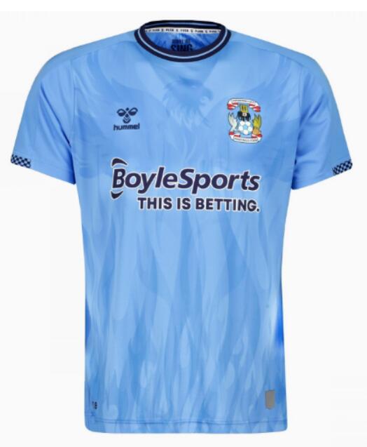 Coventry City 2021/22 Home Shirt Soccer Jersey