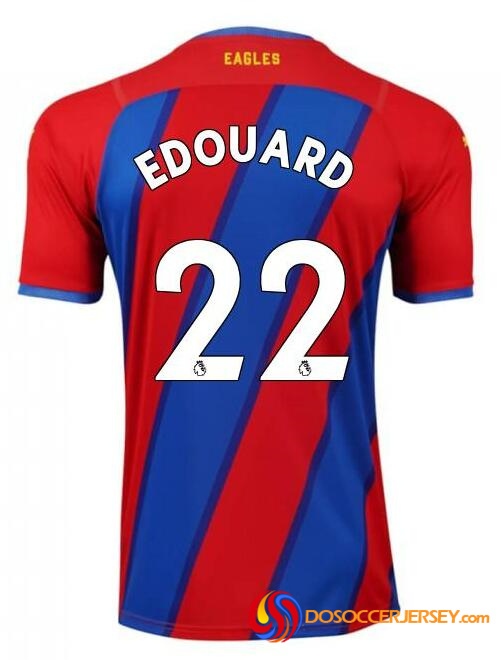 Crystal Palace 2021/22 Home 22 EDOUARD Shirt Soccer Jersey
