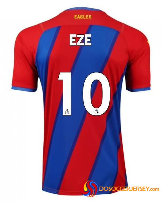 Crystal Palace 2021/22 Home 10 EZE Shirt Soccer Jersey