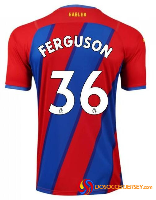 Crystal Palace 2021/22 Home 36 FERGUSON Shirt Soccer Jersey