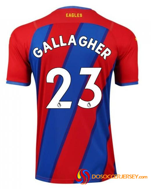Crystal Palace 2021/22 Home 23 GALLAGHER Shirt Soccer Jersey