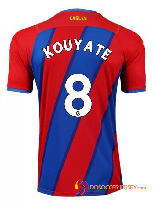 Crystal Palace 2021/22 Home 8 KOUYATE Shirt Soccer Jersey