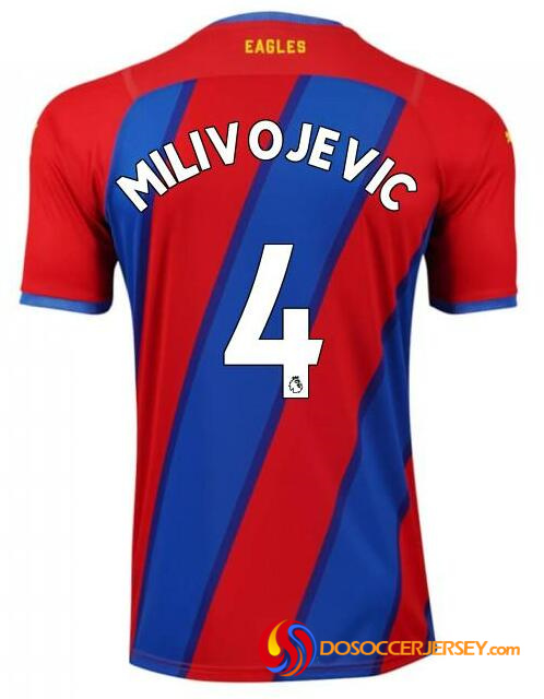 Crystal Palace 2021/22 Home 4 MILIVOJEVIC Shirt Soccer Jersey