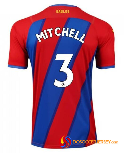 Crystal Palace 2021/22 Home 3 MITCHELL Shirt Soccer Jersey