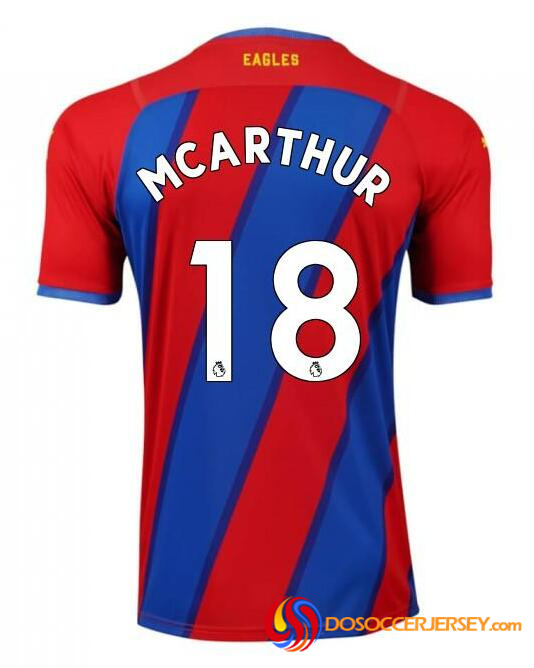 Crystal Palace 2021/22 Home 18 McARTHUR Shirt Soccer Jersey