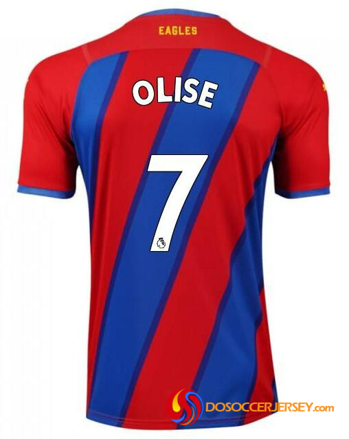 Crystal Palace 2021/22 Home 7 OLISE Shirt Soccer Jersey