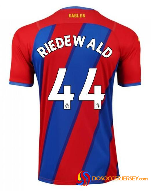 Crystal Palace 2021/22 Home 44 RIEDEWALD Shirt Soccer Jersey
