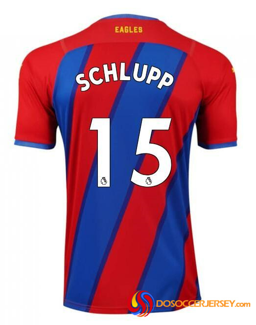 Crystal Palace 2021/22 Home 15 SCHLUPP Shirt Soccer Jersey