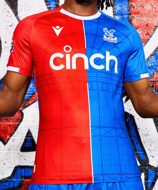 Crystal Palace 2023/24 Home Match Version Shirt Soccer Jersey