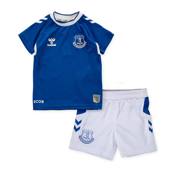Everton 2022/23 Home Kids Soccer Kit Children Shirt + Shorts