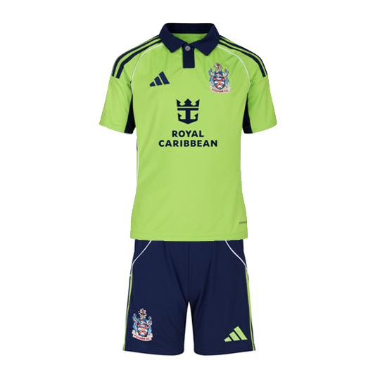 Fulham 2025/26 Away Kids Soccer Kit Children Shirt + Shorts