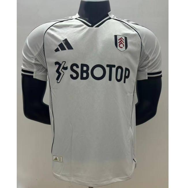 Fulham 2025/26 Home Match Version Shirt Soccer Jersey