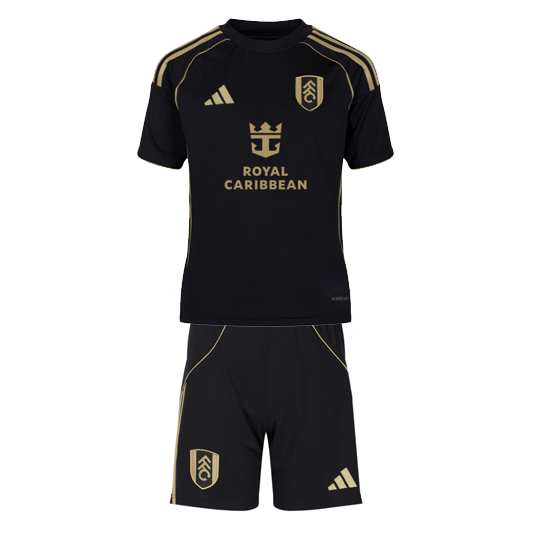 Fulham 2025/26 Third Kids Soccer Kit Children Shirt + Shorts