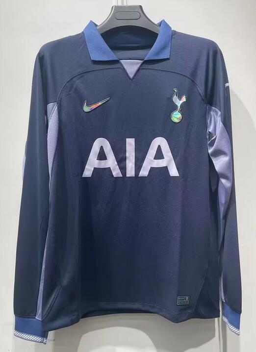 Tottenham Hotspur 2023/24 Away Long Sleeved Shirt Soccer Jersey