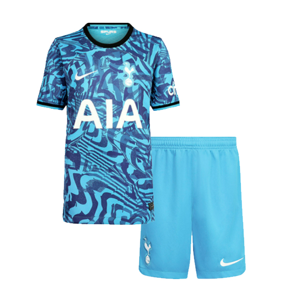 Tottenham Hotspur 2022/23 Third Kids Soccer Kit Children Shirt and