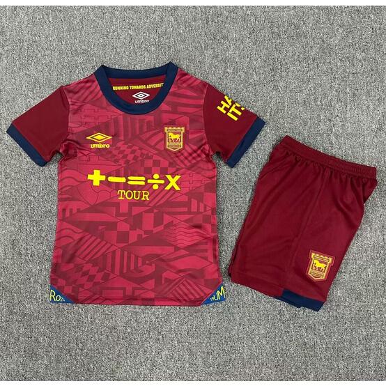 Ipswich Town 2024/25 Away Kids Soccer Kit Children Shirt + Shorts