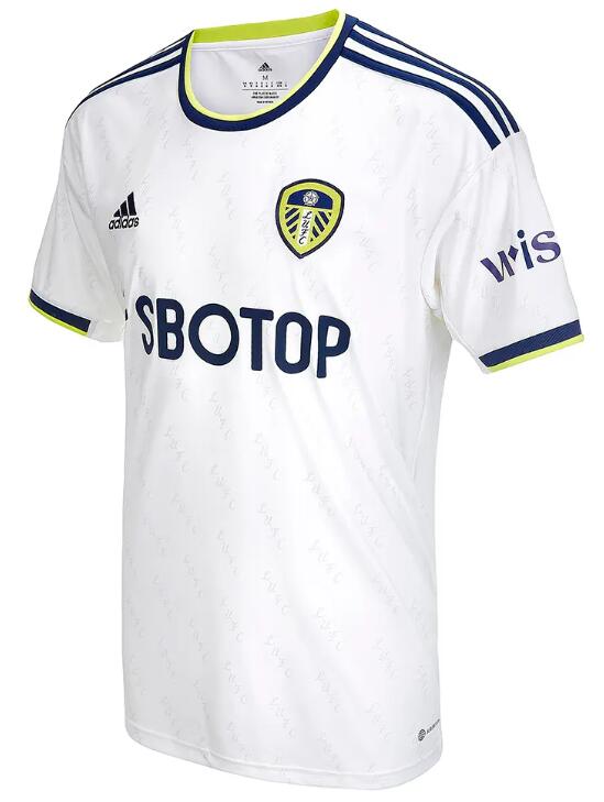 Leeds United FC 2022/23 Home Match Version Shirt Soccer Jersey