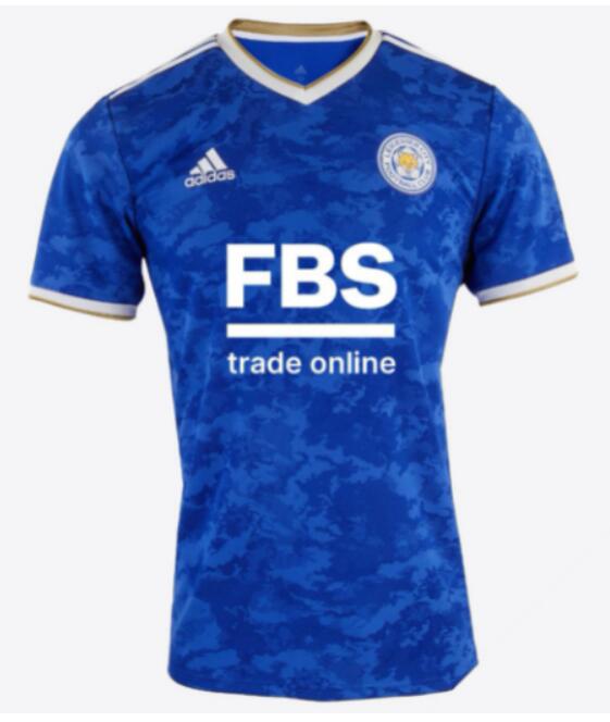 Leicester City 2021/22 Home Match Version Shirt Soccer Jersey