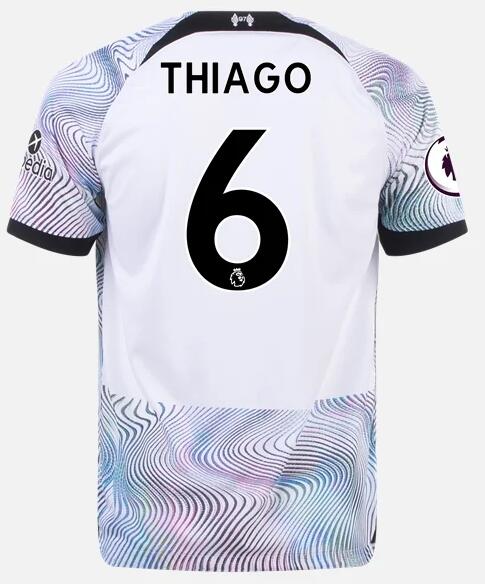 Liverpool 2022/23 Away 6 THIAGO ALCÂNTARA Shirt Soccer Jersey