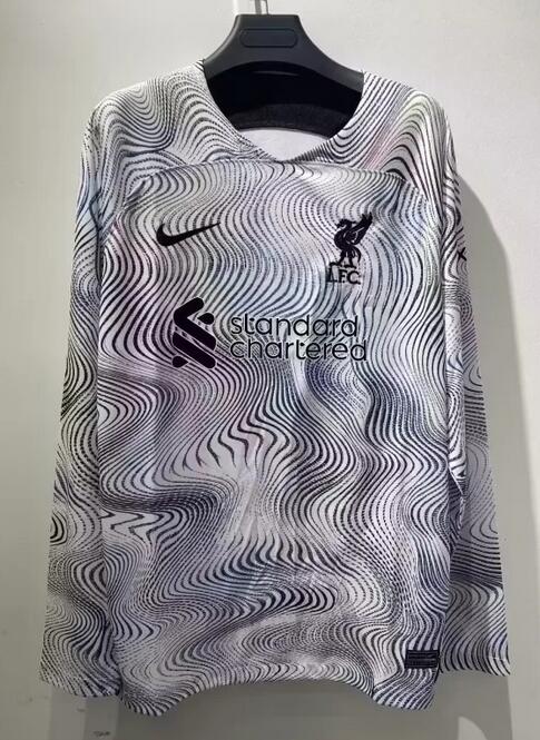 Liverpool 2022/23 Away Long Sleeved Shirt Soccer Jersey