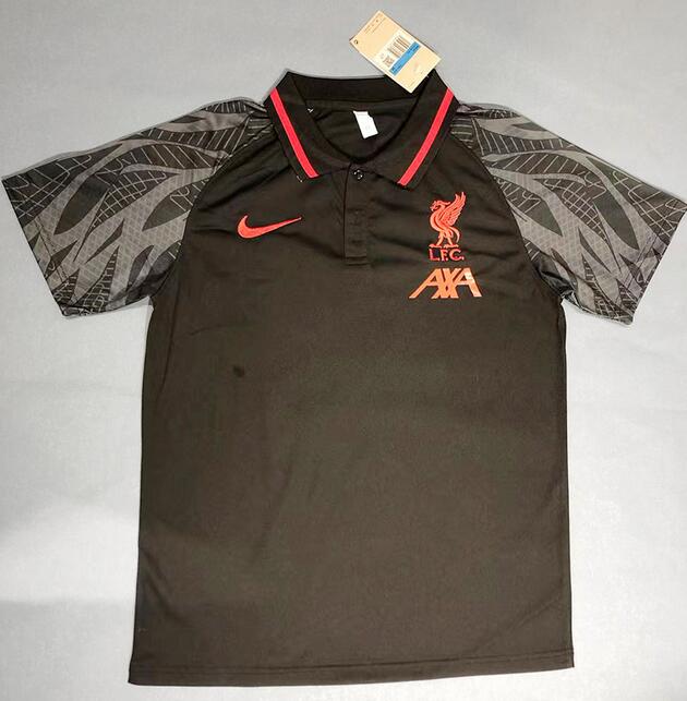 Liverpool 2022/23 Black Polo Shirt