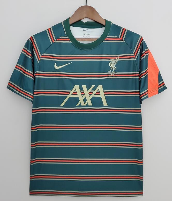 Liverpool 2022/23 Green Orange Training Shirt