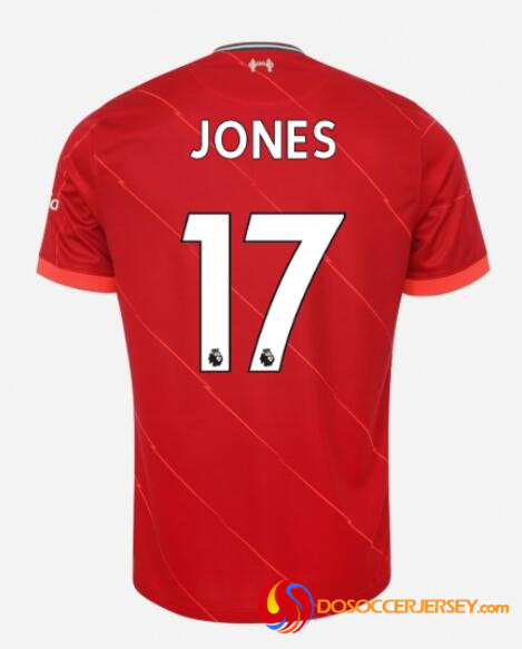 Liverpool 21/22 Home 17 Jones Shirt Soccer Jersey