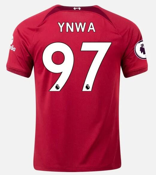 Liverpool 2022/23 Home 97 YNWA Shirt Soccer Jersey